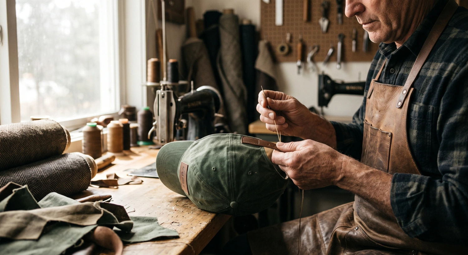 Craftsman working in a workshop