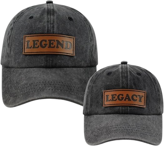 2PCS Baseball Cap for Dad Son